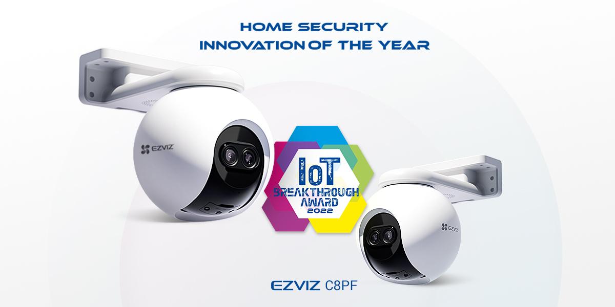 E:\Ezviz\PR\2022\Awards\EZVIZ C8PF wins IoT Breakthrough Awards.jpg